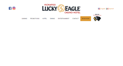 Desktop Screenshot of luckyeagletexas.com